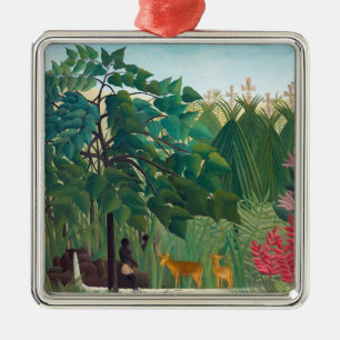 Ornamento De Metal Henri Rousseau - A Cachoeira