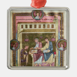 Ornamento De Metal Henry III com os apóstolos Simon e Jude