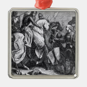 Ornamento De Metal Henry III na batalha de Lewes, o 14 de maio de