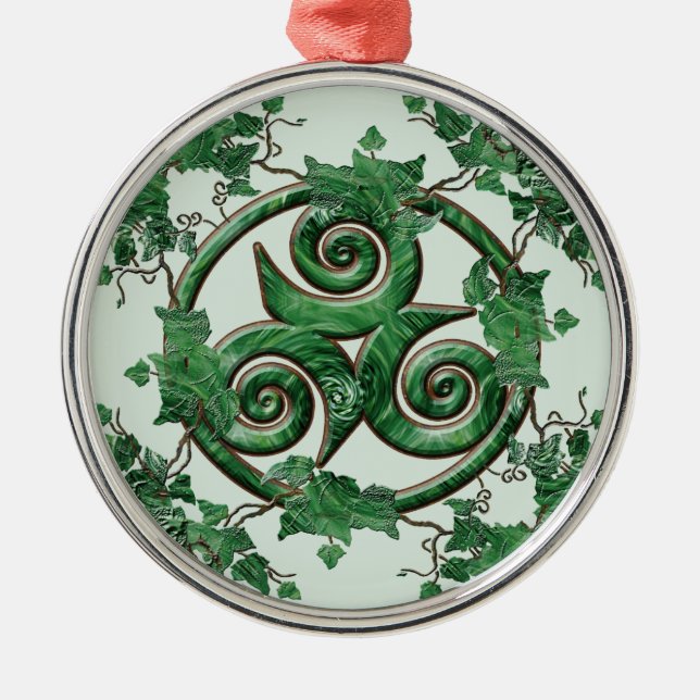 Ornamento De Metal Hera Triskel (Frente)