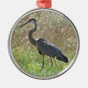 Ornamento De Metal Herão Azul excelente - Heróis Ardea