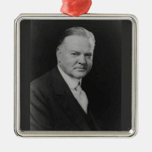 Ornamento De Metal Herbert Hoover 31º Presidente