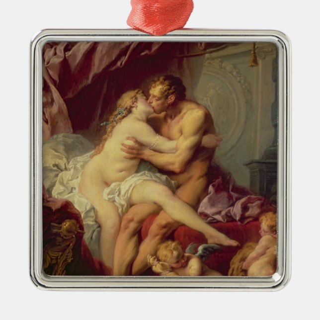 Ornamento De Metal Hercules e Omphale (Frente)