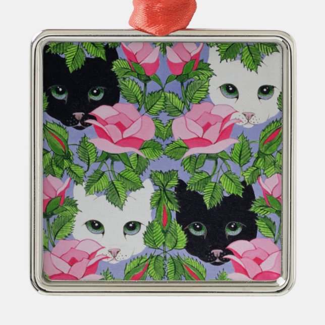 Ornamento De Metal Heres que olha o (Frente)