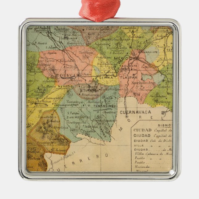 Ornamento De Metal Hidalgo, México (Frente)