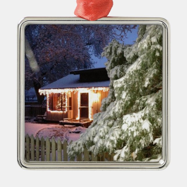 Ornamento De Metal High Sierra Holiday (Frente)