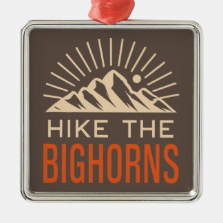 Ornamento De Metal Hike The Bighorns Wyoming Sunburst