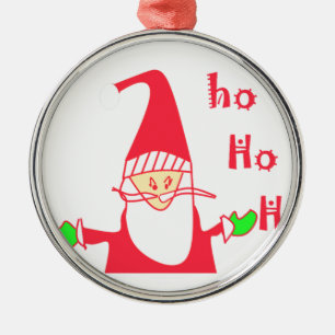 Ornamento De Metal Ho Ho Feliz Natal De Papais noeis.png