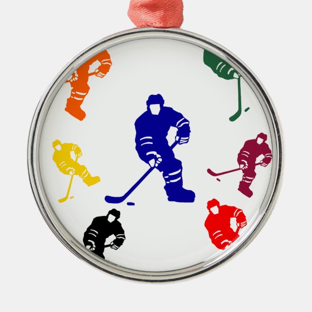 ORNAMENTO DE METAL HOCKEY (Frente)