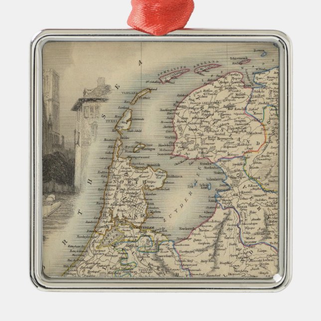 Ornamento De Metal Holanda (Frente)