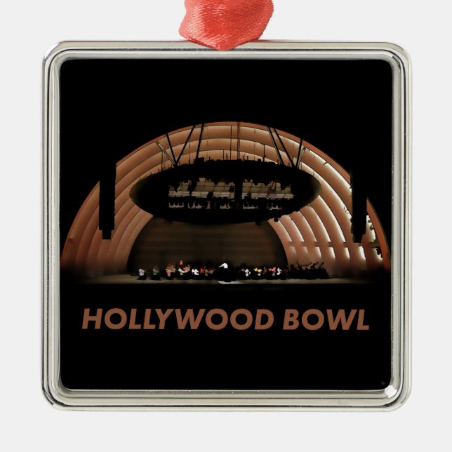 Ornamento De Metal Hollywood Bowl (Frente)