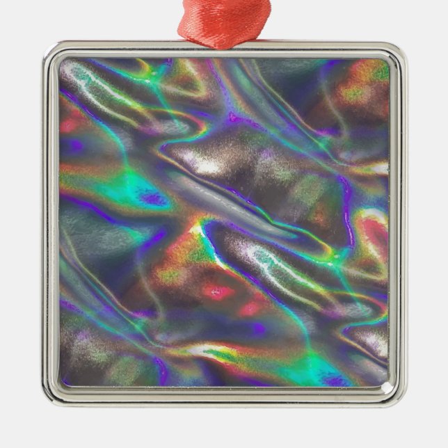 Ornamento De Metal holográfico (Frente)