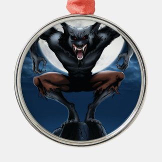 Ornamento De Metal Homem-lobo
