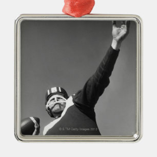 Ornamento De Metal Homem que joga o futebol 2