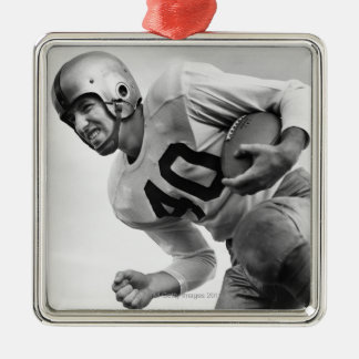 Ornamento De Metal Homem que joga o futebol 3