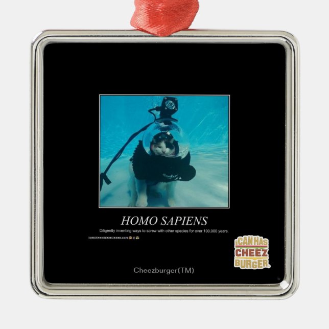 Ornamento De Metal Homo sapiens (Frente)