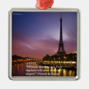 Ornamento De Metal Hon de Balzac em Paris França