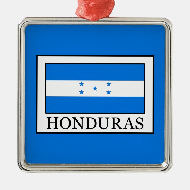 Ornamento De Metal Honduras (Frente)