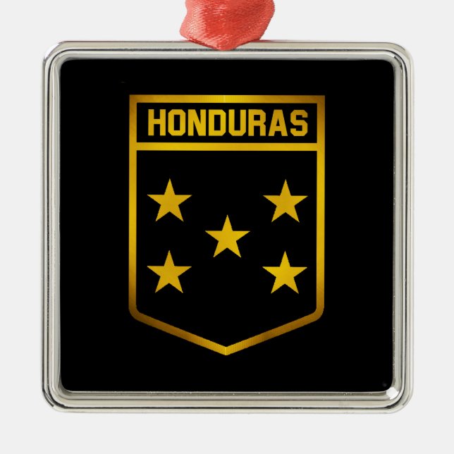 Ornamento De Metal Honduras Emblem (Frente)