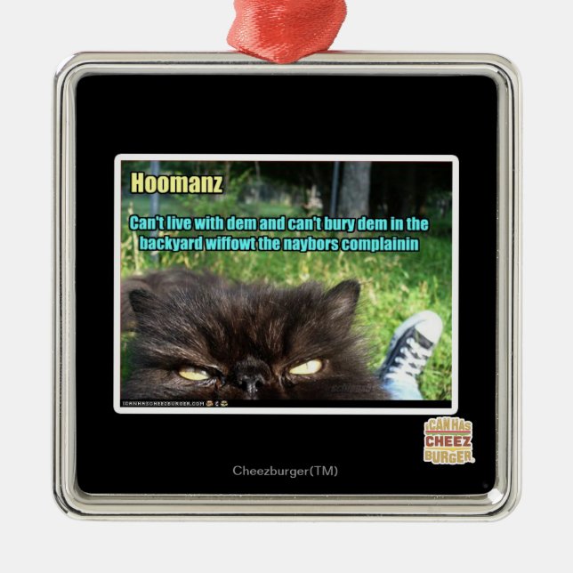 Ornamento De Metal Hoomanz (Frente)