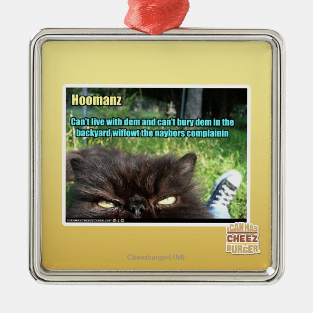 Ornamento De Metal Hoomanz (Frente)