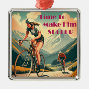 Ornamento De Metal Hora de Fazê-lo Sofrer Ciclismo