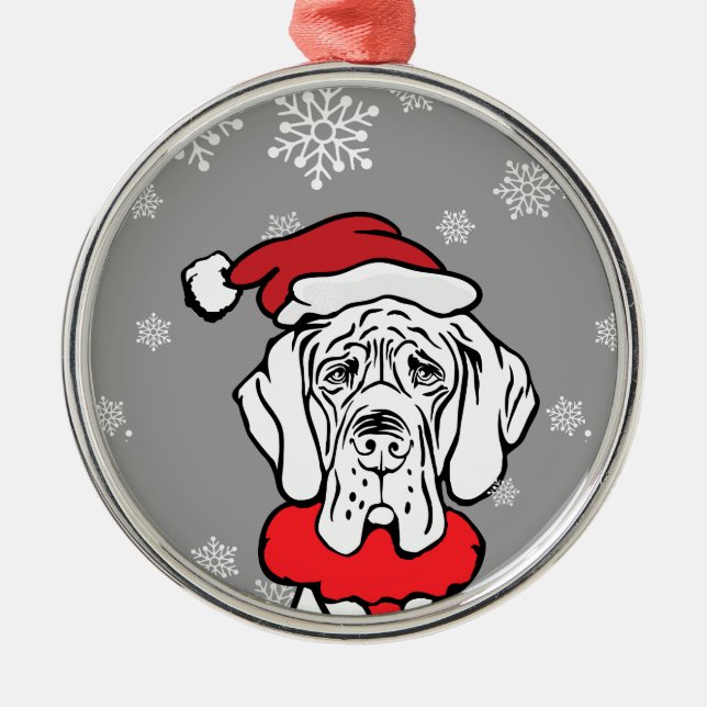 Ornamento De Metal Hora de Natal (Frente)
