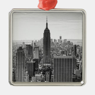 Ornamento De Metal Horizonte de NY Cidade Emp St Bldg, WTC PB