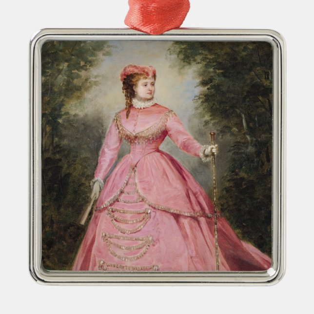 Ornamento De Metal Hortense Schneider 1868 (Frente)