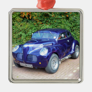 Ornamento De Metal Hot rod do menor de Morris