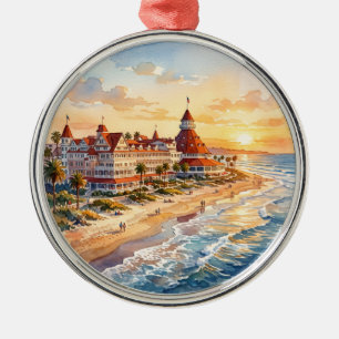 Ornamento De Metal Hotel del Coronado
