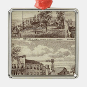 Ornamento De Metal Hotel Woodville, ranchos