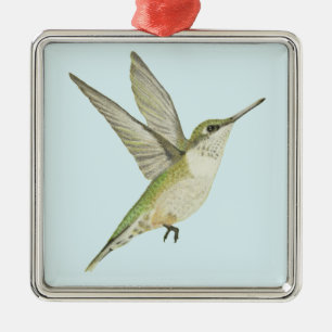 Ornamento De Metal Hummingbird