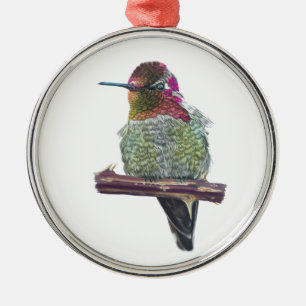 Ornamento De Metal Hummingbird de Anna