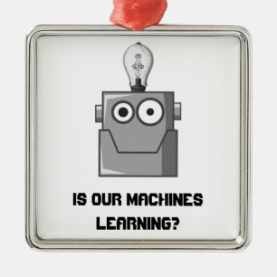 Ornamento De Metal Humor da Tecnologia de Aprendizagem de Máquinas