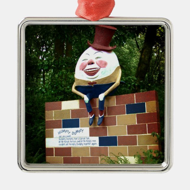 Ornamento De Metal Humpty Dumpty (Frente)