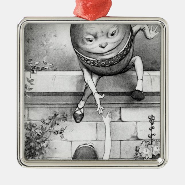 Ornamento De Metal Humpty Dumpty (Frente)