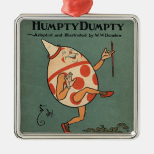 Ornamento De Metal Humpty Dumpty
