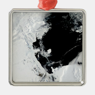 Ornamento De Metal icebergue B-15J no Mar de Ross, Antártica