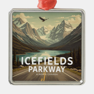 Ornamento De Metal Icefields Parkway Alberta Canada Eagle