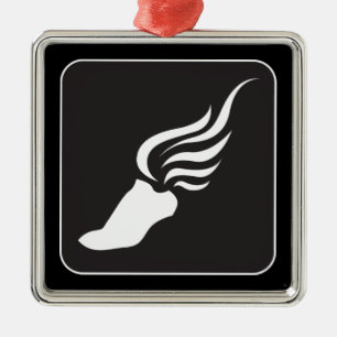Ornamento De Metal Ícone do atletismo