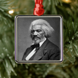 Ornamento De Metal Ícones da História Negra: O Frederick Douglass mai