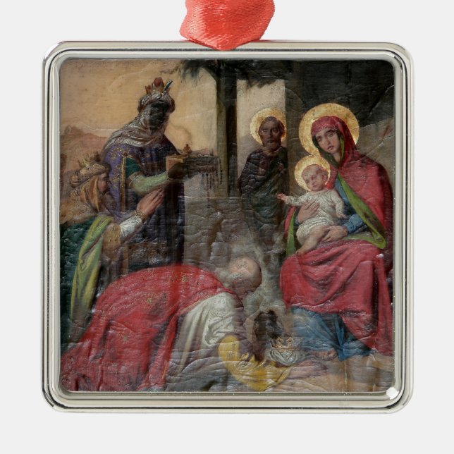 Ornamento De Metal Icongrafia ortodoxa sérvia na Igreja Valjevo. - (Frente)