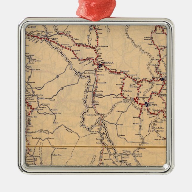Ornamento De Metal Idaho 2 (Frente)