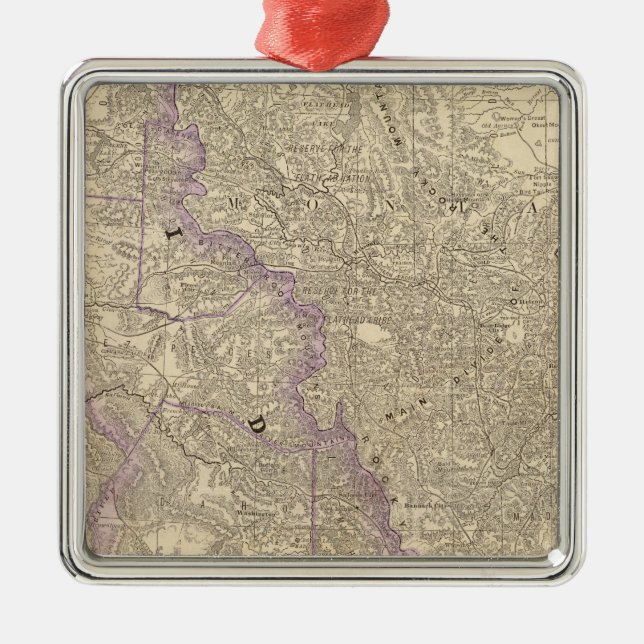 Ornamento De Metal Idaho 3 (Frente)