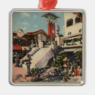 Ornamento De Metal Ideia da pensão da missão & da corte oriental