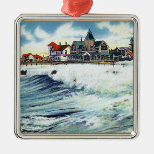 Ornamento De Metal Ideia do beira-rio da avenida da opinião do mar do