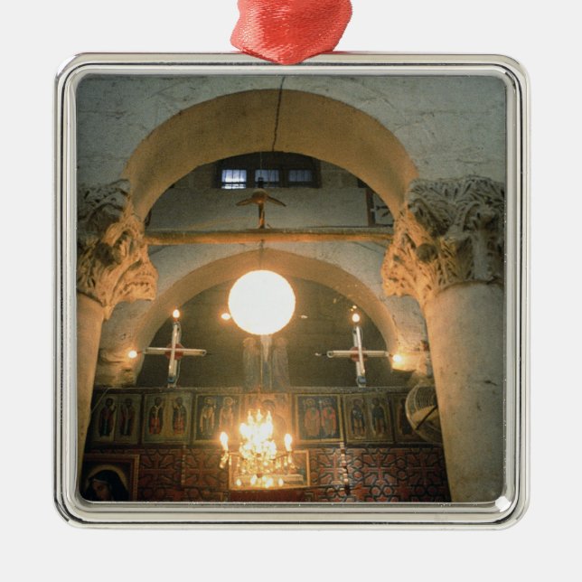 Ornamento De Metal Ideia do interior (Frente)