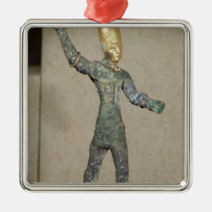 Ornamento De Metal Ídolo do Baal do deus, de Ugarit, Syria