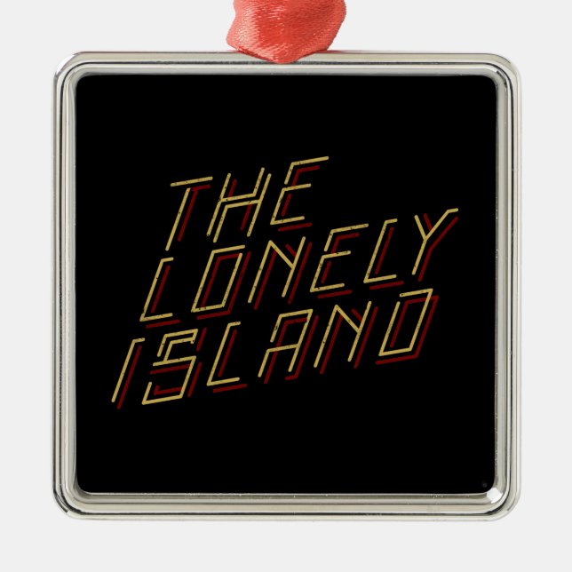 Ornamento De Metal Ilha de Digitas (Frente)